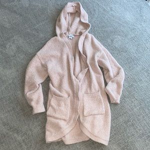 Pink Sherpa wrap